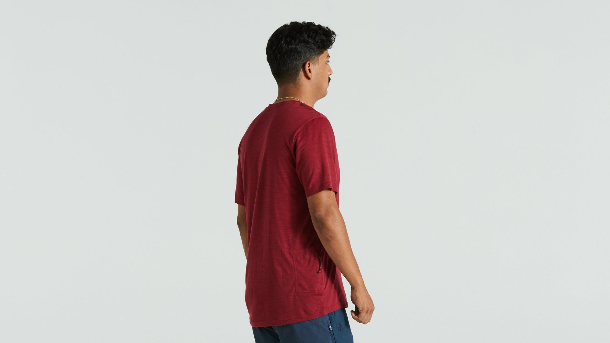 Specialized Men's Fjällräven Wool Short Sleeve Tee - Pomegranate Red