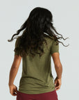Specialized Women's Fjällräven Wool Short Sleeve Tee - Green