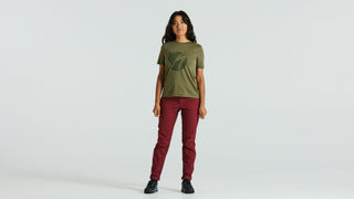 Specialized Women's Fjällräven Wool Short Sleeve Tee - Green
