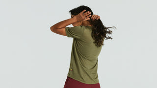 Specialized Women's Fjällräven Wool Short Sleeve Tee - Green