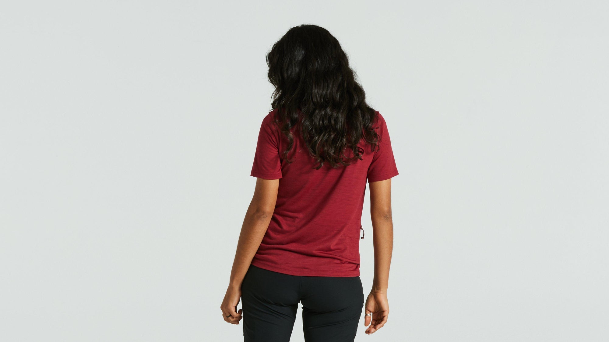 Specialized Women's Fjällräven Wool Short Sleeve Tee - Pomegranate Red