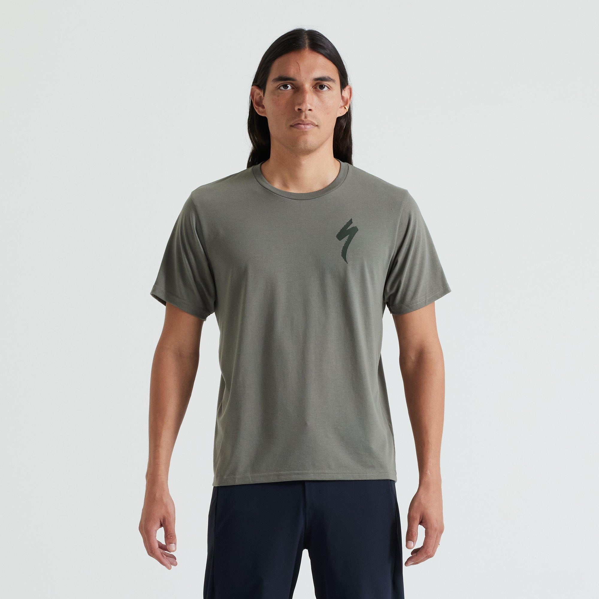 Specialized Men's S-Logo Short Sleeve T-Shirt - Oak Green