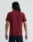 Specialized Men's Wordmark Short Sleeve T-Shirt - Garnet Red