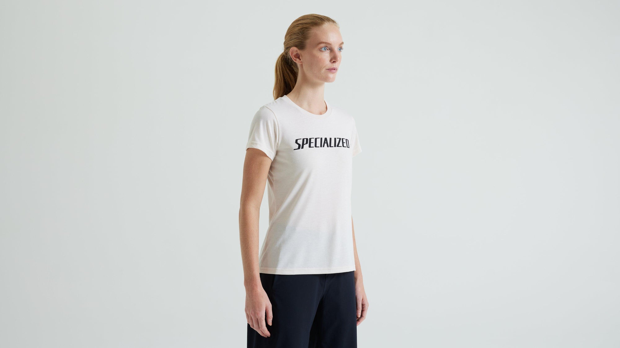 Specialized Women's Wordmark Short Sleeve T-Shirt - Birch White