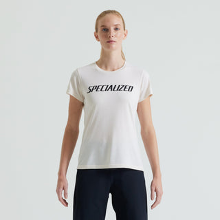 Specialized Women's Wordmark Short Sleeve T-Shirt - Birch White