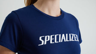 Specialized Women's Wordmark Short Sleeve T-Shirt - Deep Marine