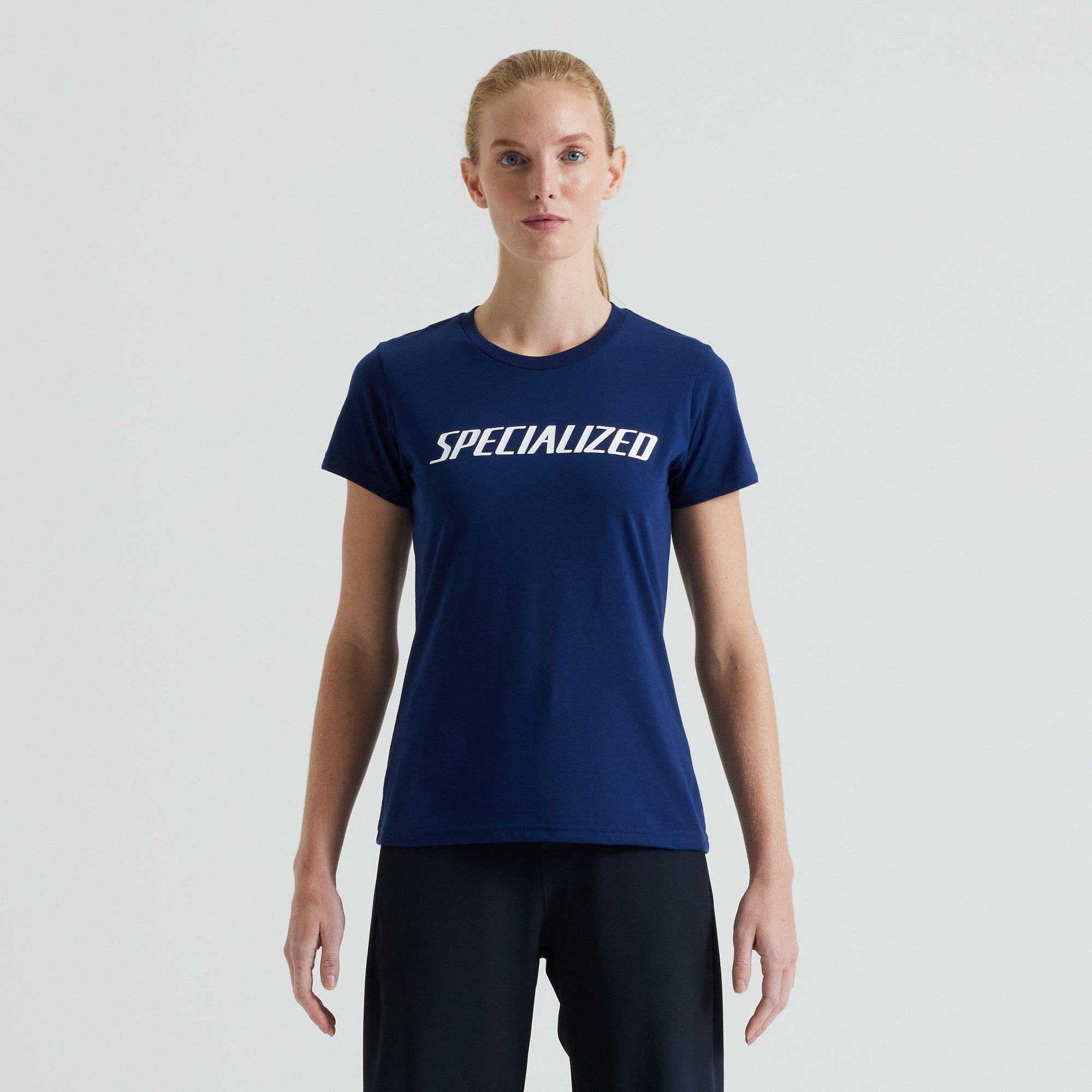 Specialized Women's Wordmark Short Sleeve T-Shirt - Deep Marine
