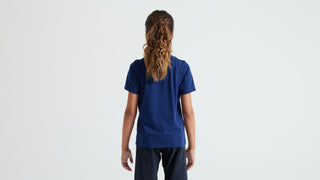 Specialized Youth Wordmark Short Sleeve T-Shirt - Deep Marine