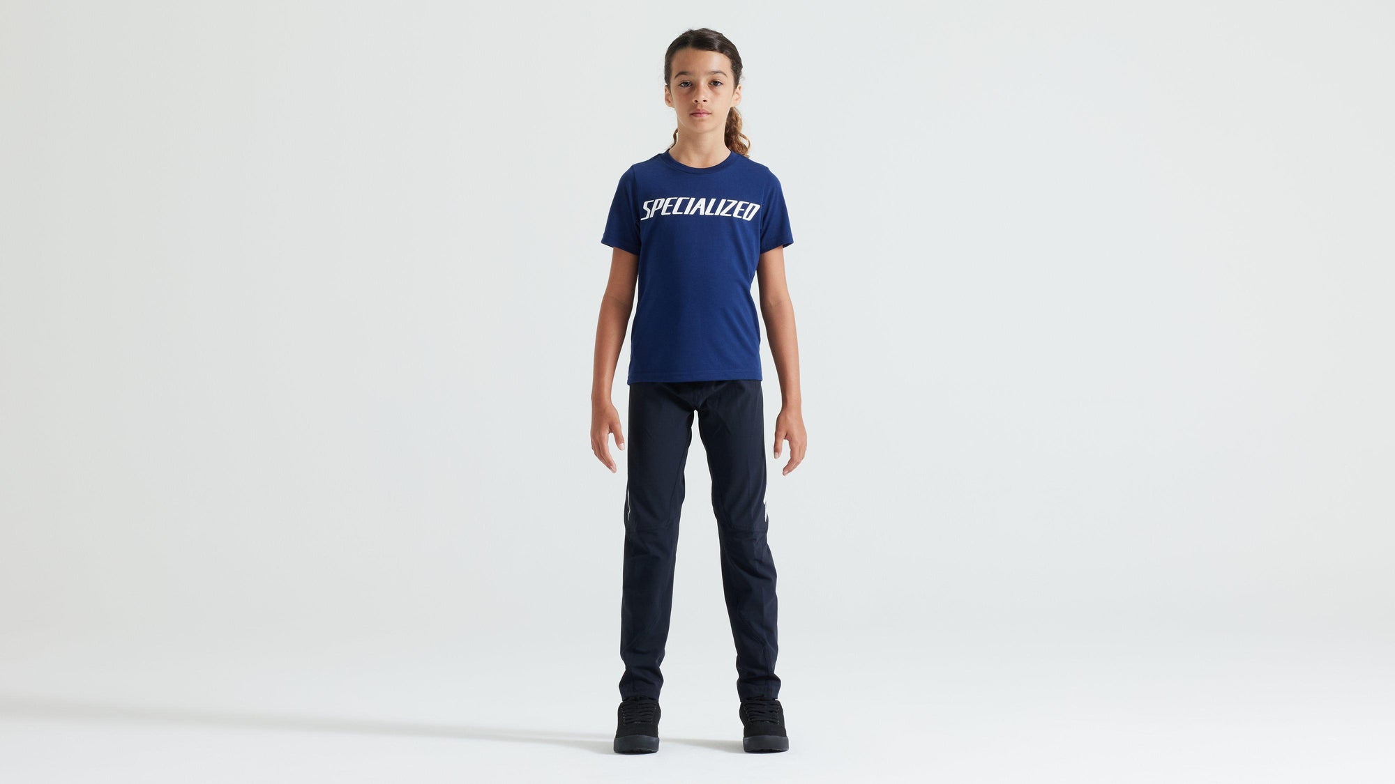 Specialized Youth Wordmark Short Sleeve T-Shirt - Deep Marine