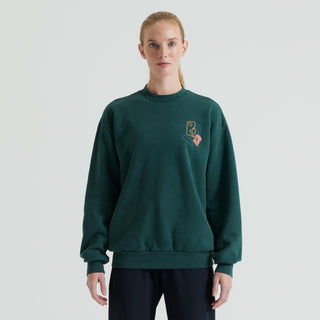 Specialized Graphic Crewneck Sweatshirt - Forest Green Abstract
