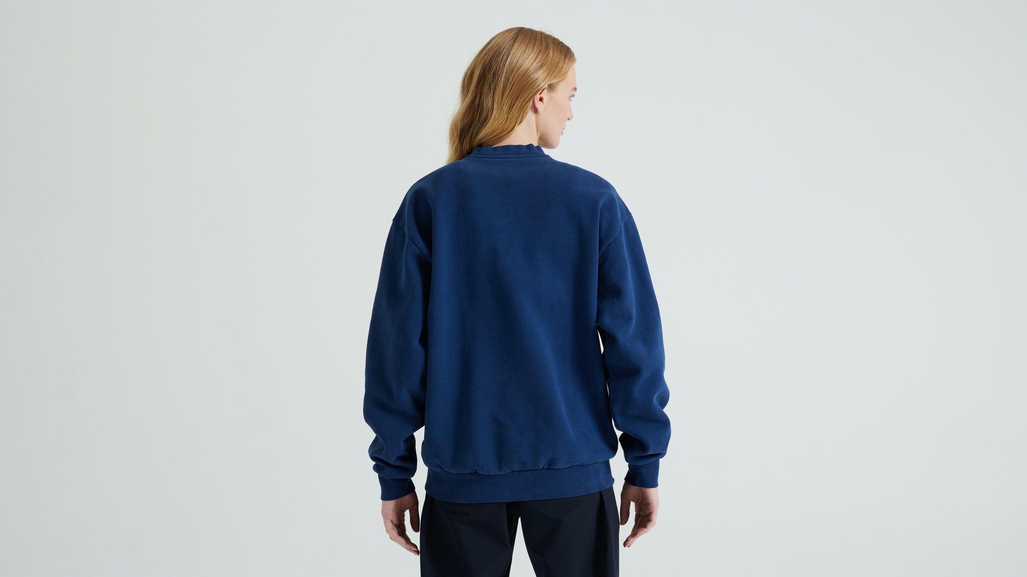 Specialized Wordmark Crewneck Sweatshirt - Deep Marine