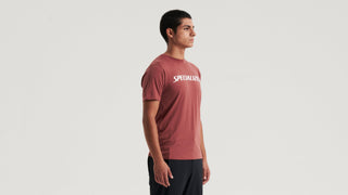 Specialized Men's Wordmark Short Sleeve T-Shirt - Spice