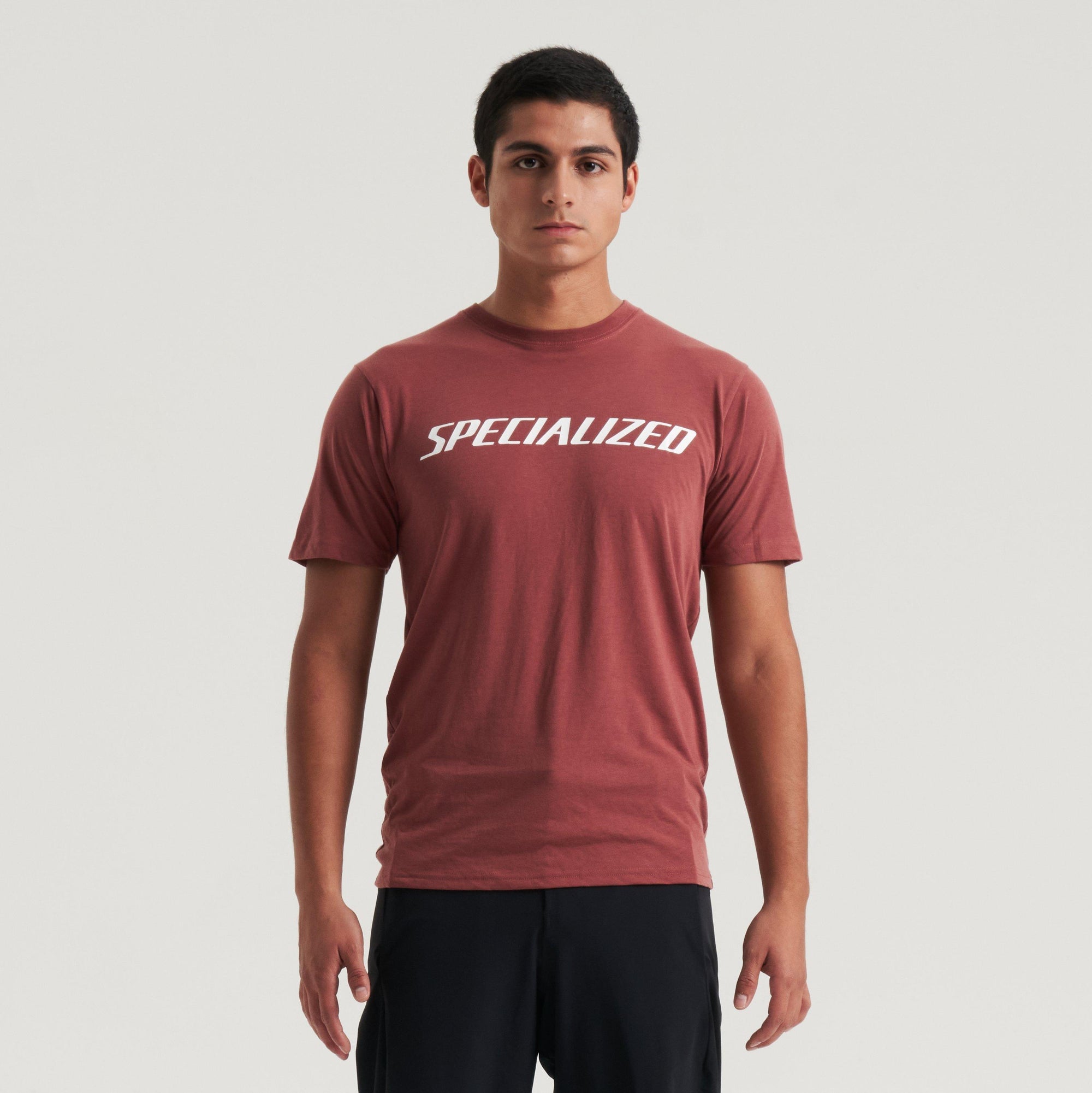 Specialized Men's Wordmark Short Sleeve T-Shirt - Spice