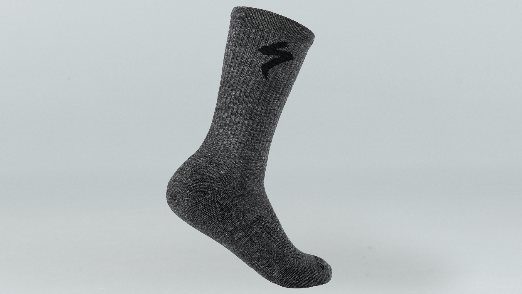 Specialized Merino Midweight Tall Sock - Charcoal