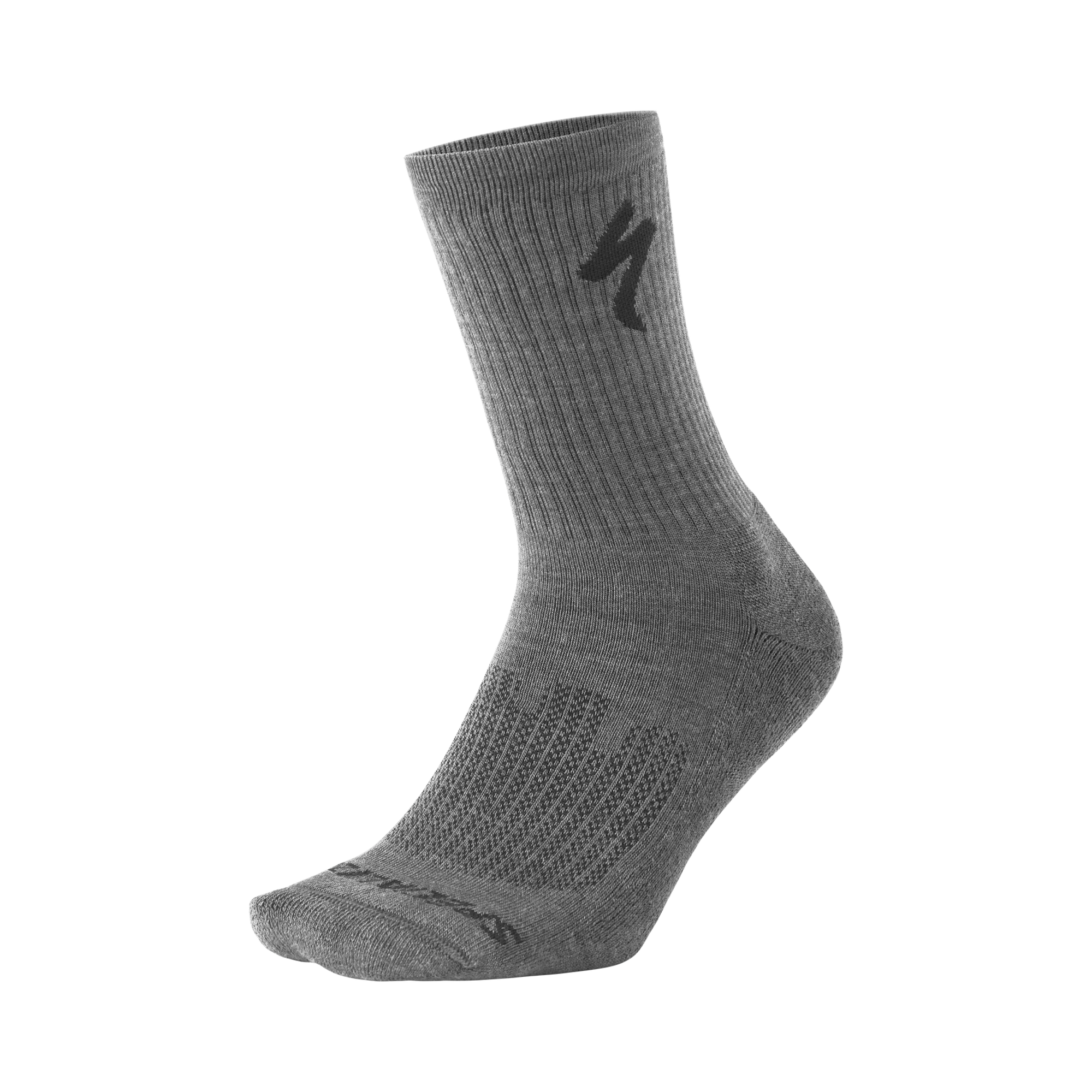Specialized Merino Midweight Tall Sock - Charcoal