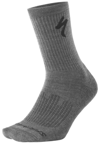 Specialized Merino Midweight Tall Sock - Charcoal