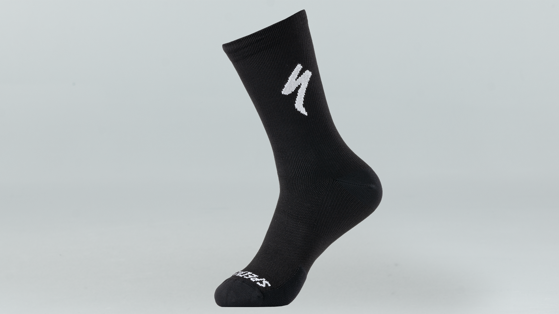 Specialized Soft Air Road Tall Sock - Black/White