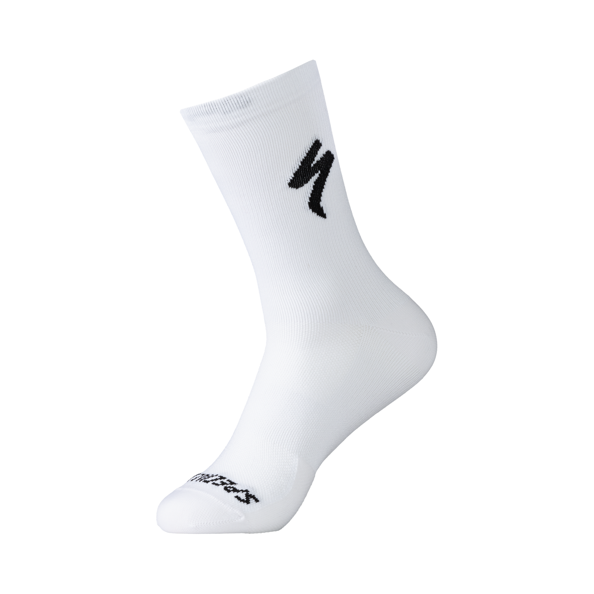 Specialized Soft Air Road Tall Sock - White/Black