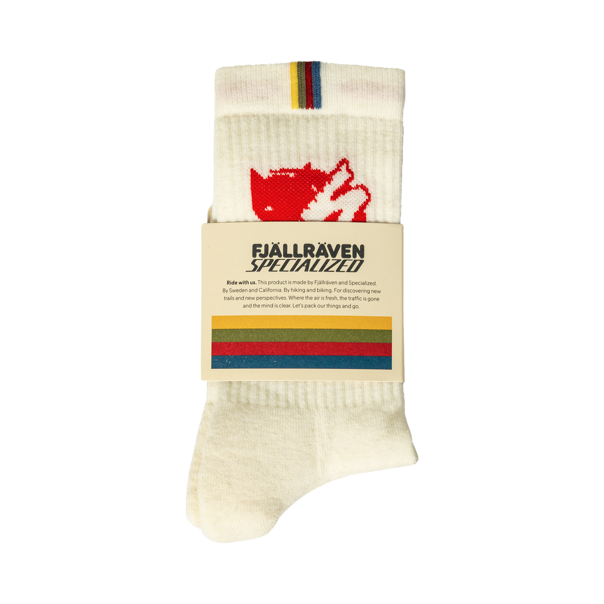 Specialized /Fjällräven Socks - Off White