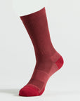 Specialized Hydrogen Vent Tall Road Socks - Maroon
