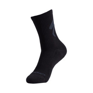 Specialized Cotton Tall Logo Socks - Black