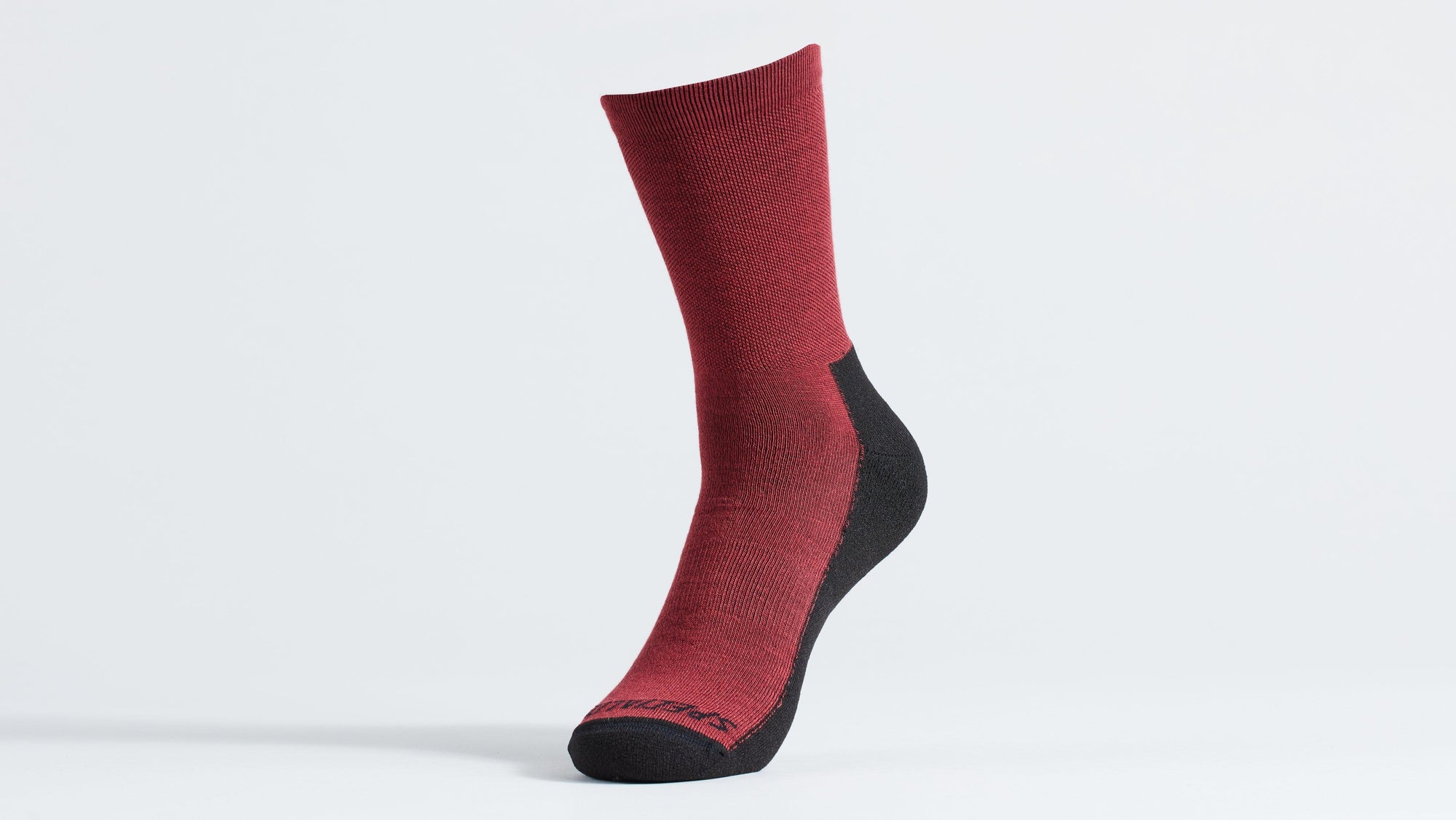 Specialized PrimaLoft® Lightweight Tall Logo Socks - Maroon