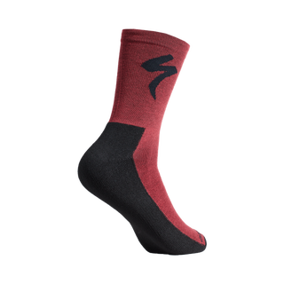 Specialized PrimaLoft® Lightweight Tall Logo Socks - Maroon