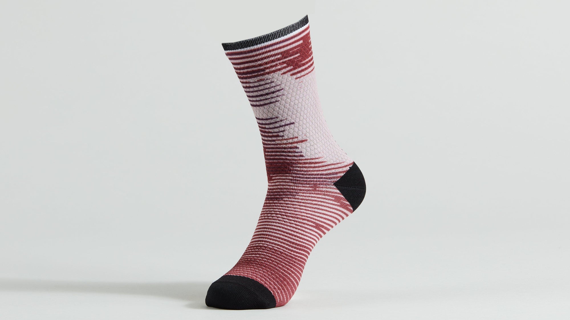 Specialized Soft Air Mid Socks - Maroon Blur