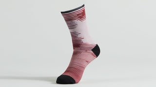 Specialized Soft Air Mid Socks - Maroon Blur