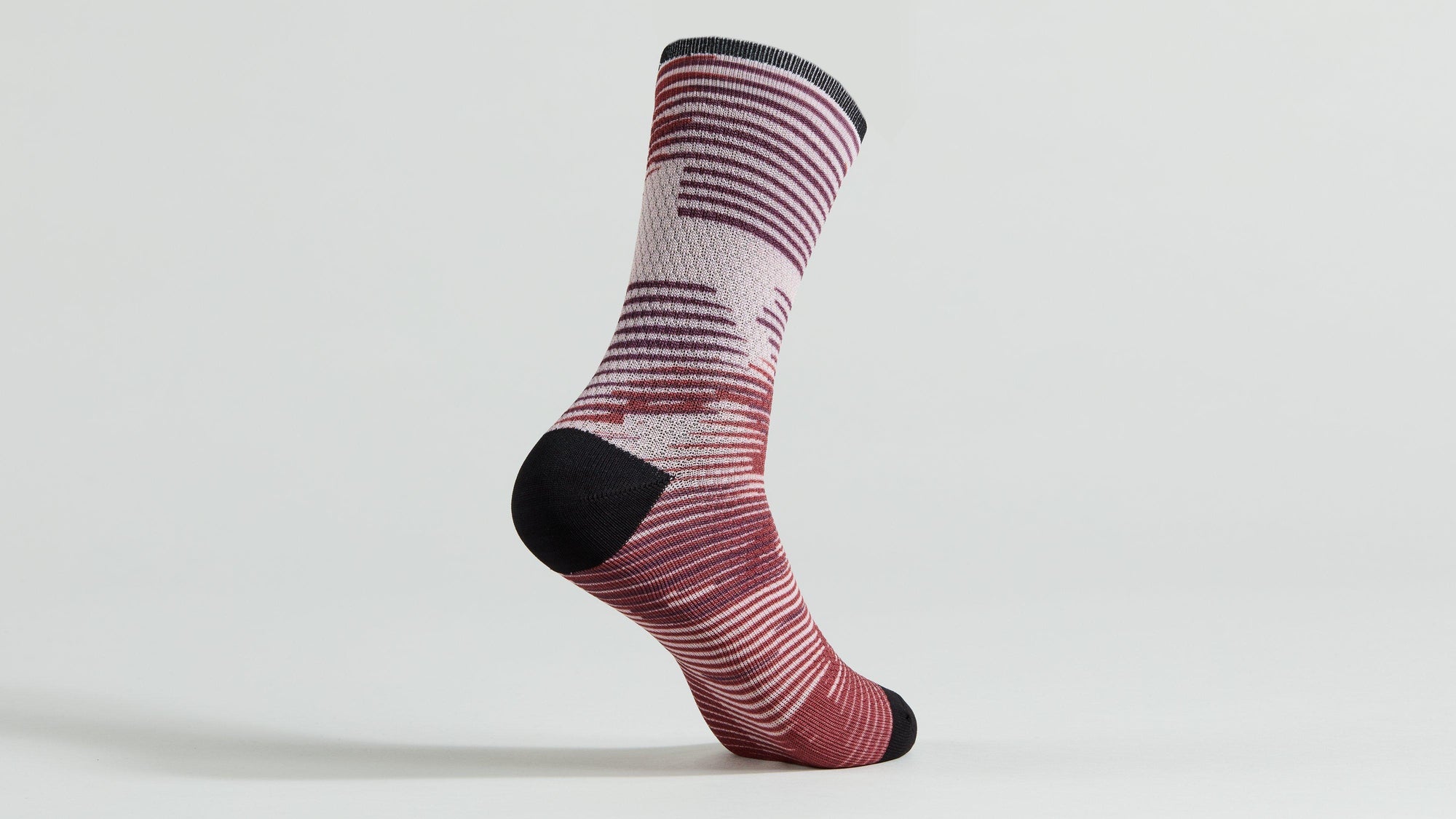 Specialized Soft Air Mid Socks - Maroon Blur