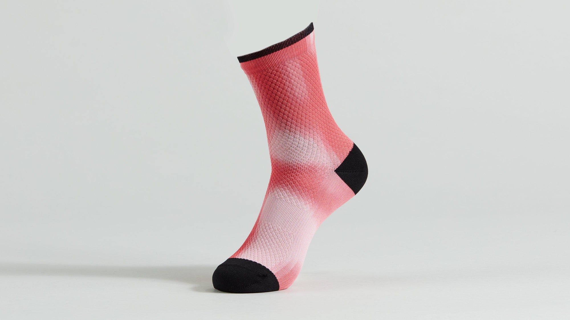 Specialized Soft Air Mid Socks - Vivid Coral Distortion