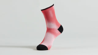 Specialized Soft Air Mid Socks - Vivid Coral Distortion