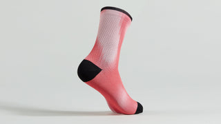 Specialized Soft Air Mid Socks - Vivid Coral Distortion