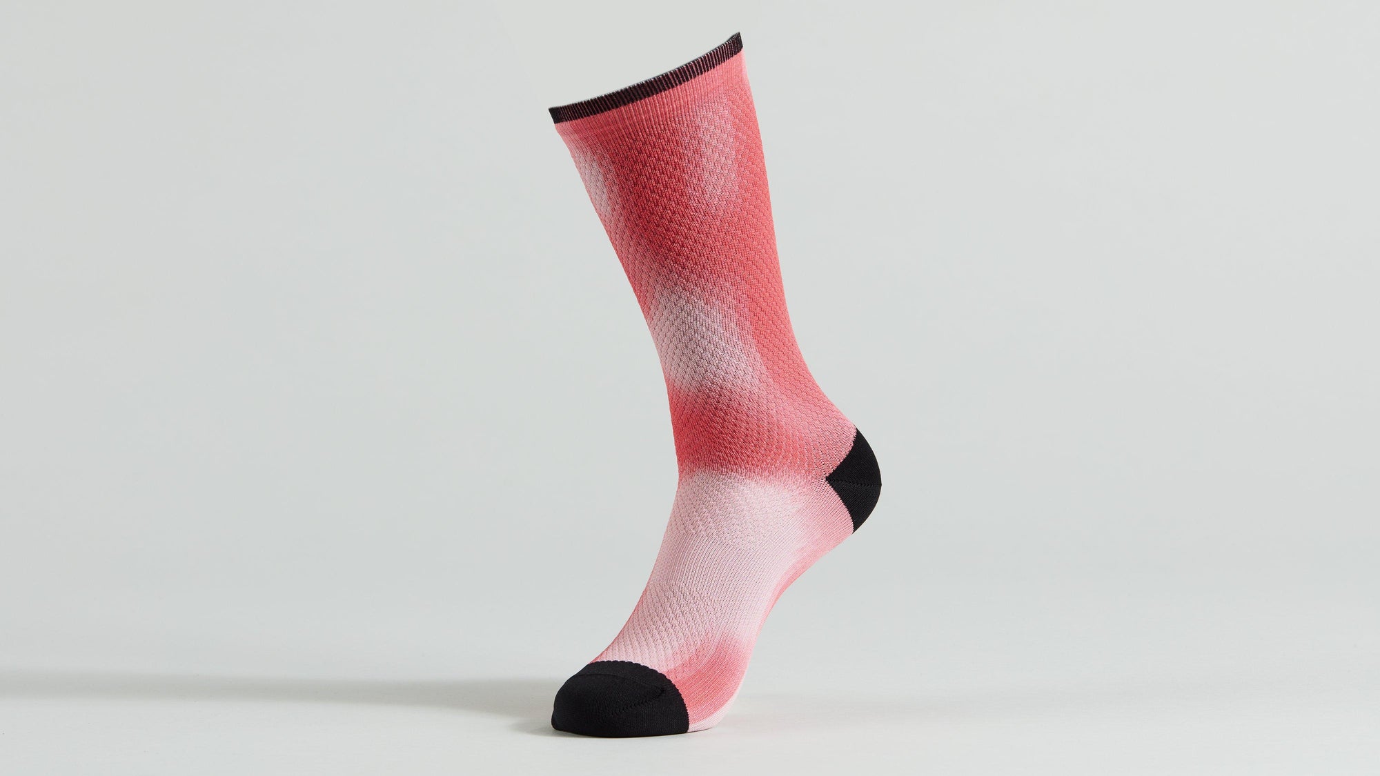 Specialized Soft Air Tall Socks - Vivid Coral Distortion