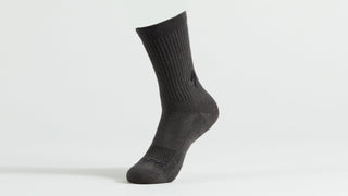 Specialized Cotton Tall Socks - Charcoal