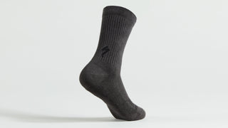 Specialized Cotton Tall Socks - Charcoal