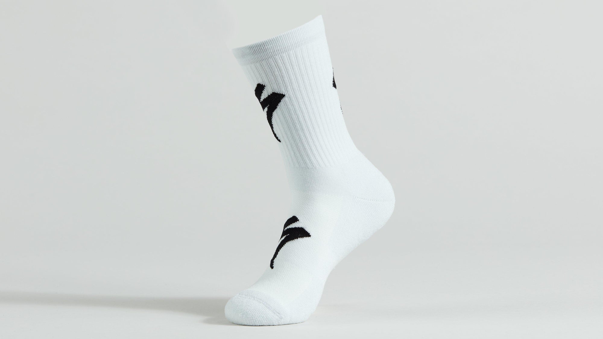 Specialized Techno MTB Tall Logo Socks - Dove Grey
