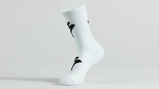 Specialized Techno MTB Tall Logo Socks - Dove Grey
