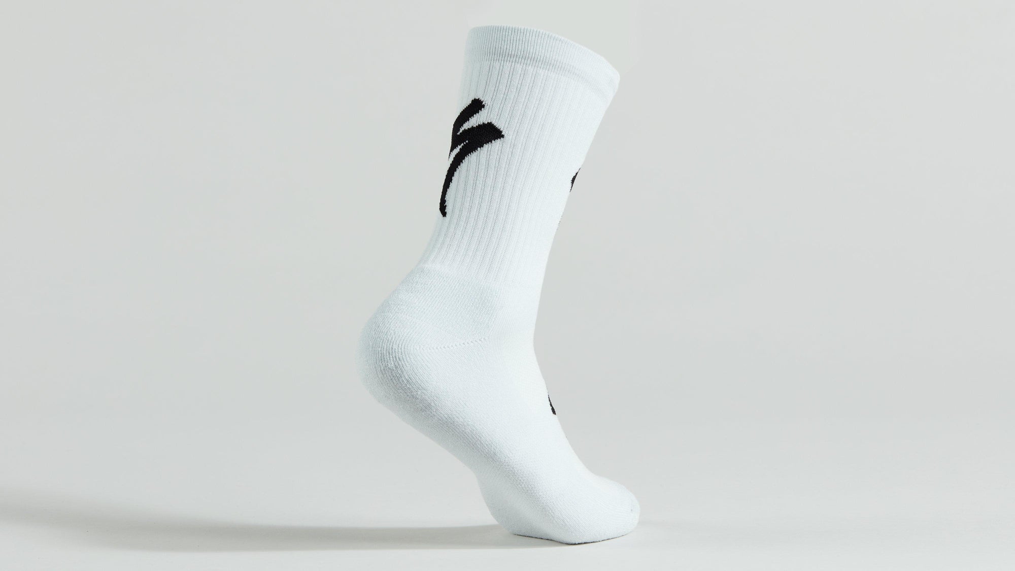 Specialized Techno MTB Tall Logo Socks - Dove Grey
