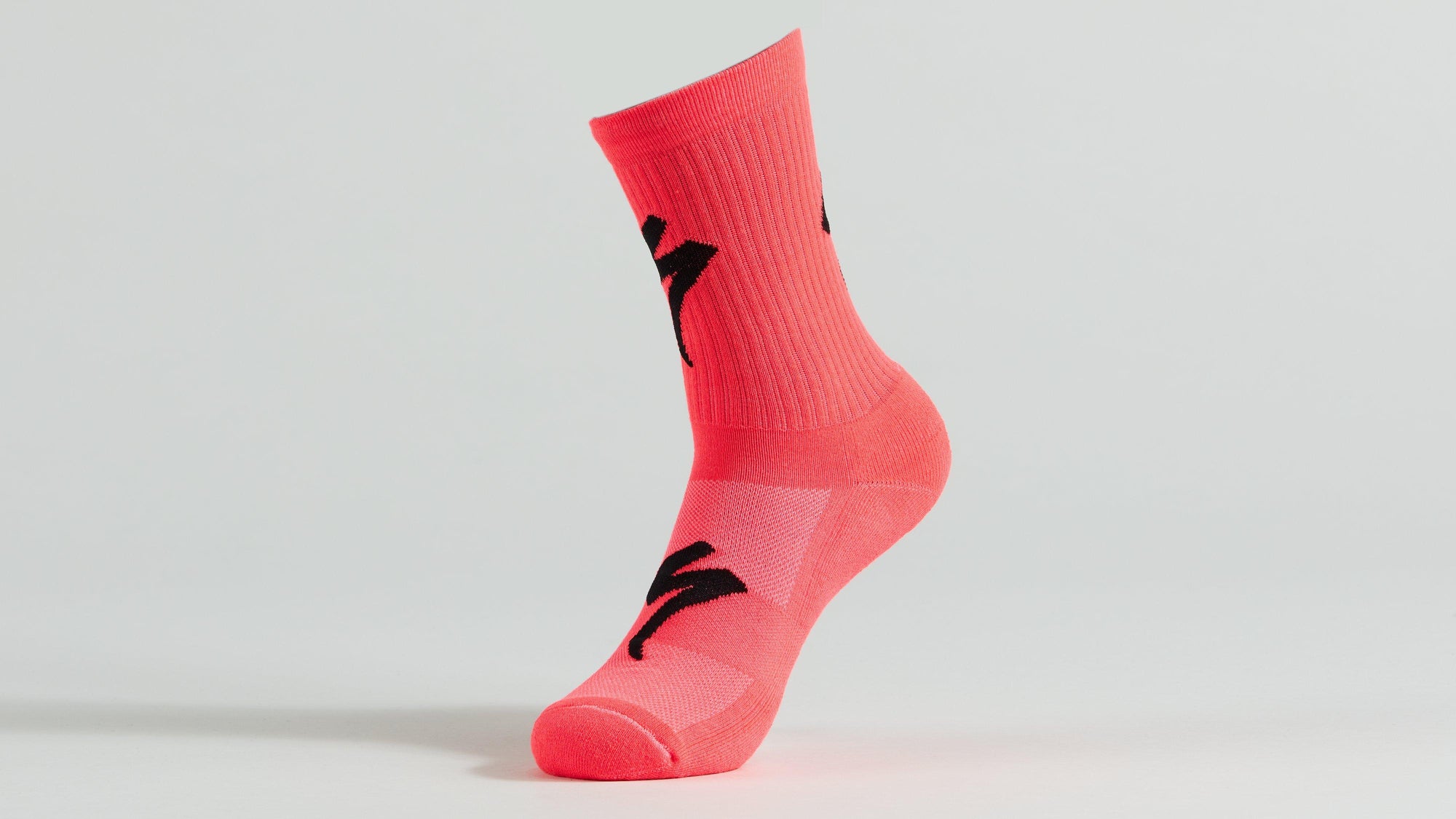 Specialized Techno MTB Tall Logo Socks - Imperial Red