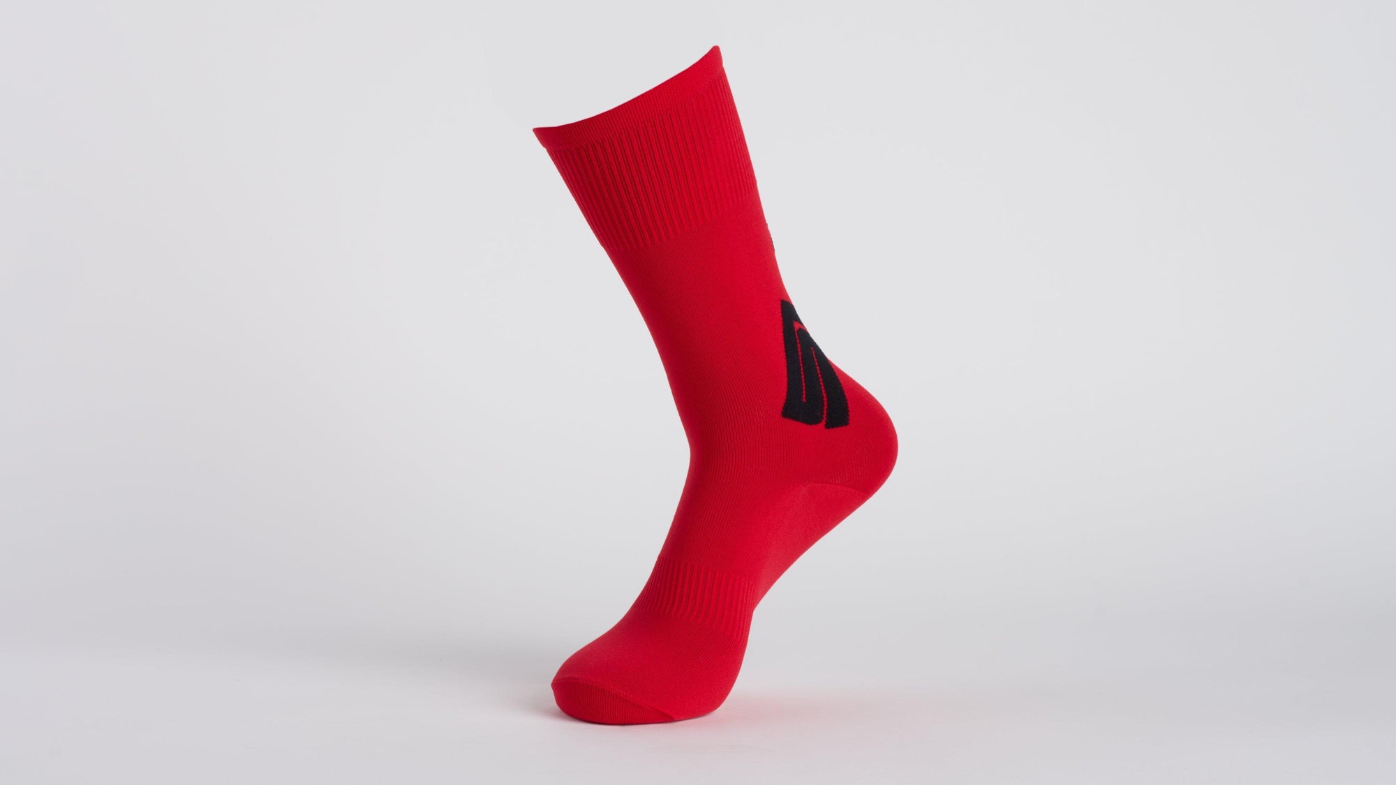 Specialized Supacaz SupaSox Twisted Sock - Black/Red