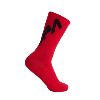 Specialized Supacaz SupaSox Twisted Sock - Black/Red