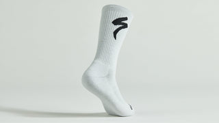 Specialized Merino Midweight Tall Logo Socks  - Dove Grey