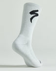 Specialized Merino Midweight Tall Logo Socks  - Dove Grey