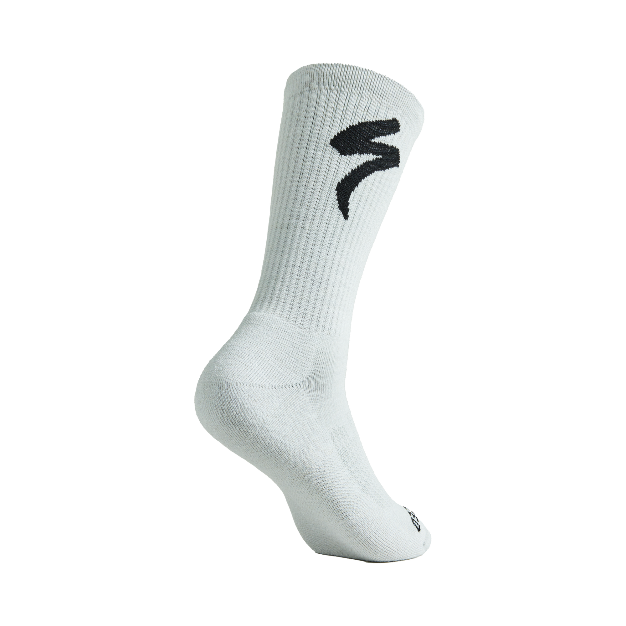 Specialized Merino Midweight Tall Logo Socks  - Dove Grey