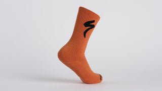 Specialized Merino Midweight Tall Logo Socks  - Pecan