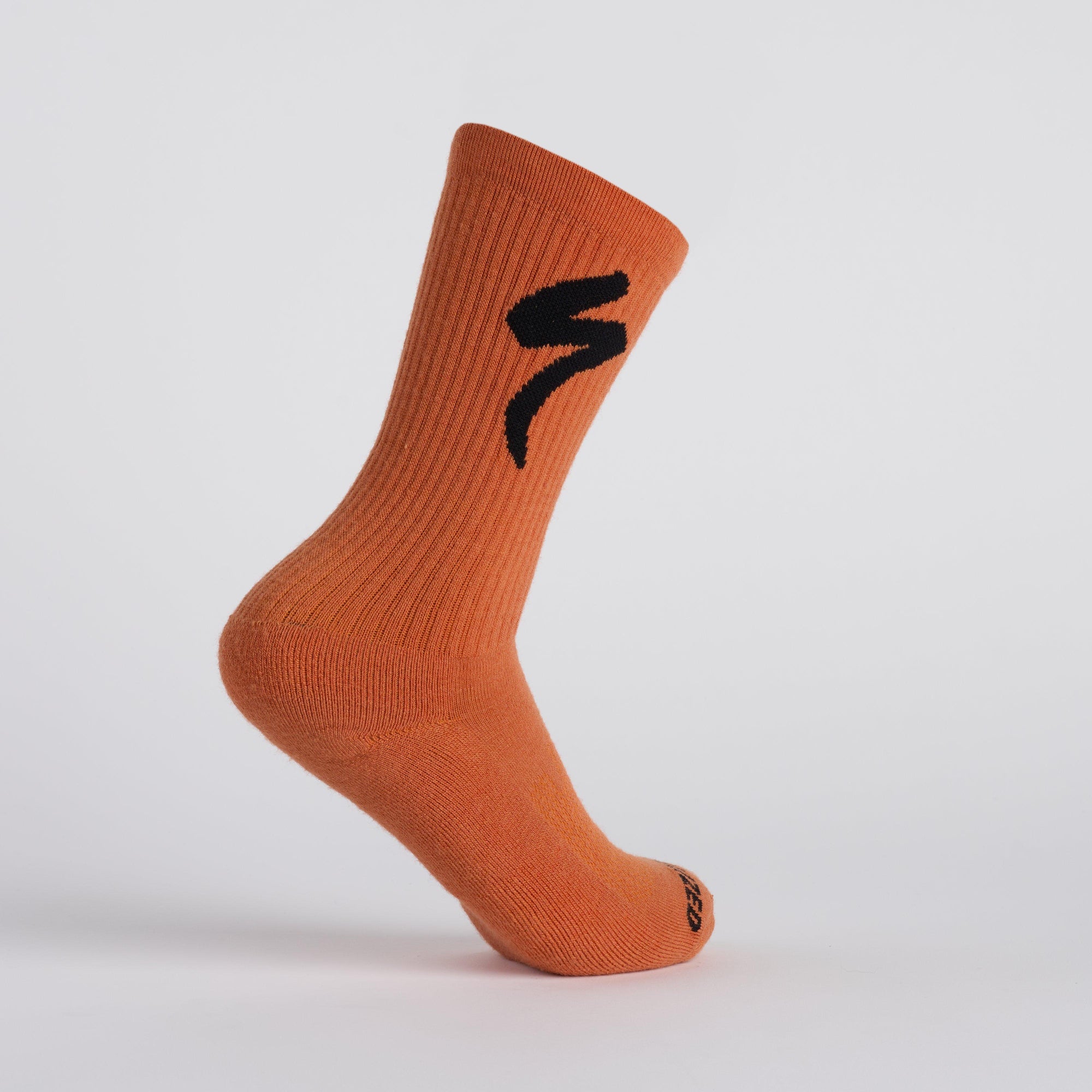 Specialized Merino Midweight Tall Logo Socks  - Pecan