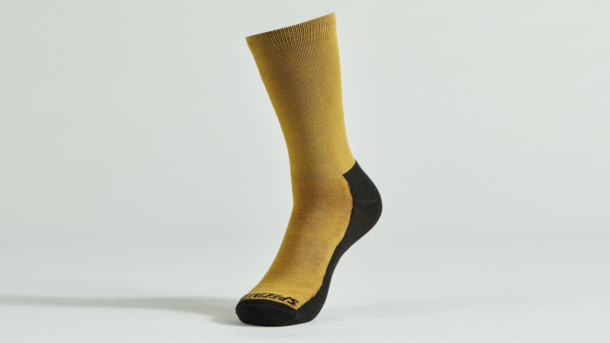 Specialized PrimaLoft® Lightweight Tall Logo Socks - Harvest Gold