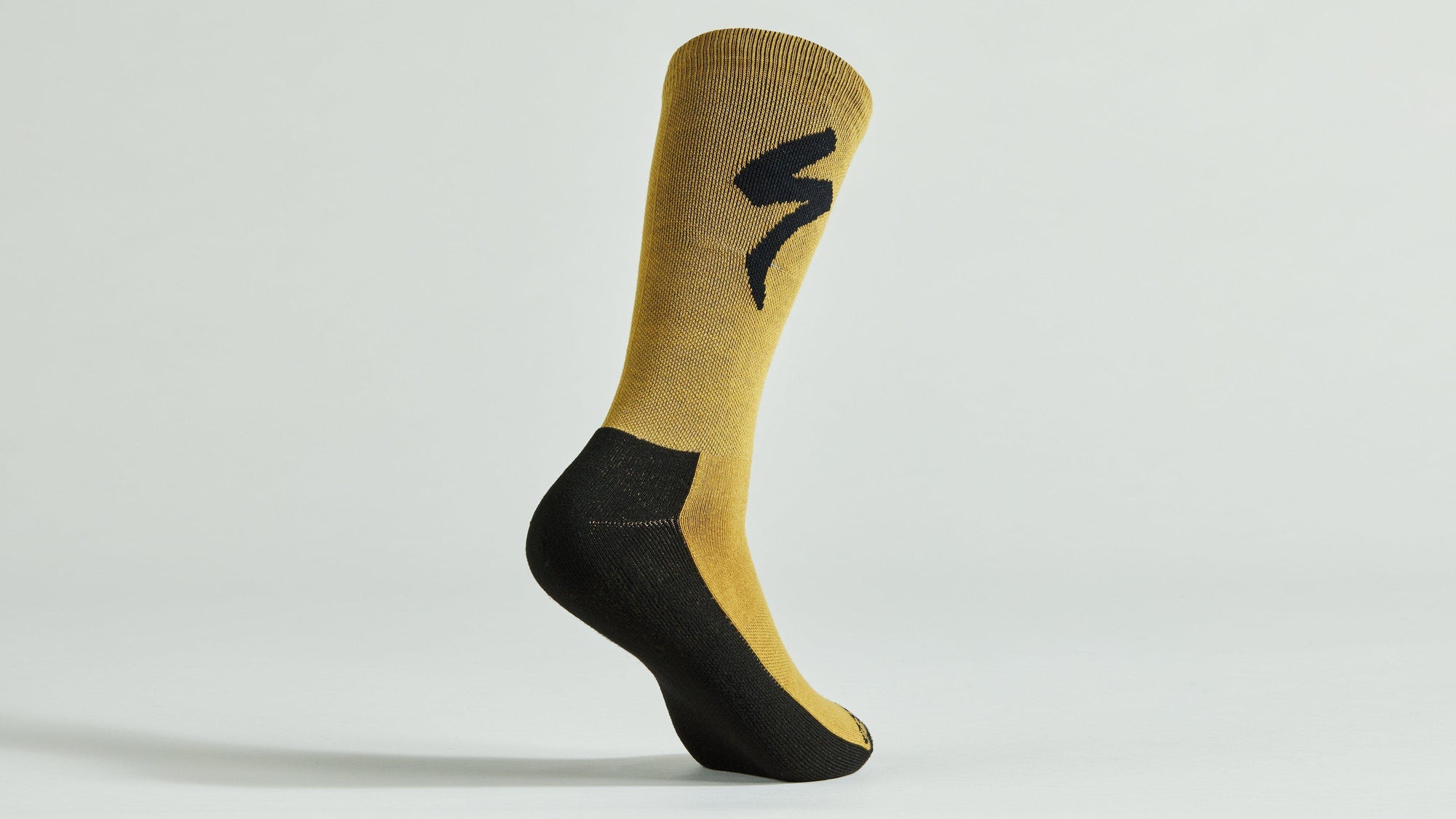 Specialized PrimaLoft® Lightweight Tall Logo Socks - Harvest Gold