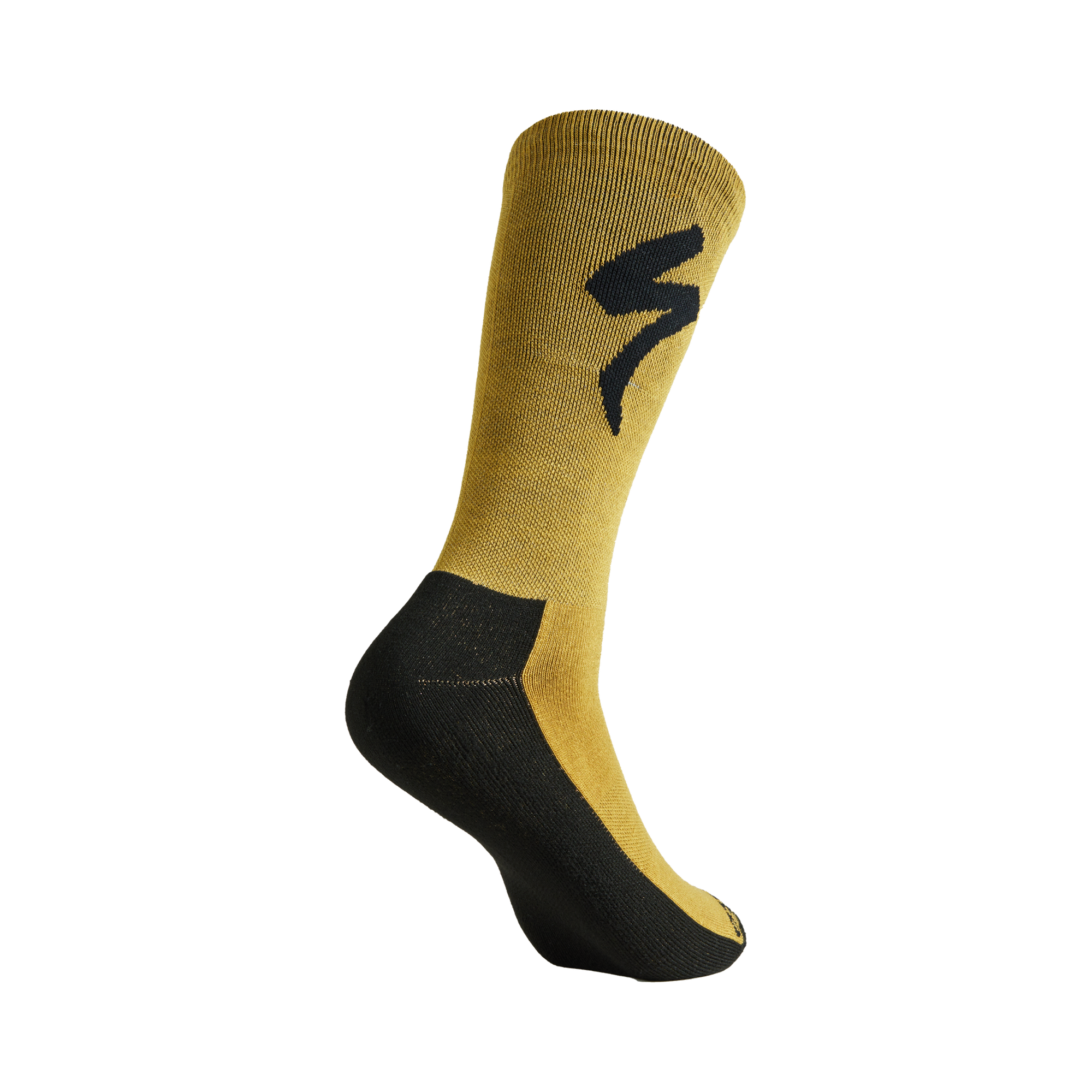 Specialized PrimaLoft® Lightweight Tall Logo Socks - Harvest Gold